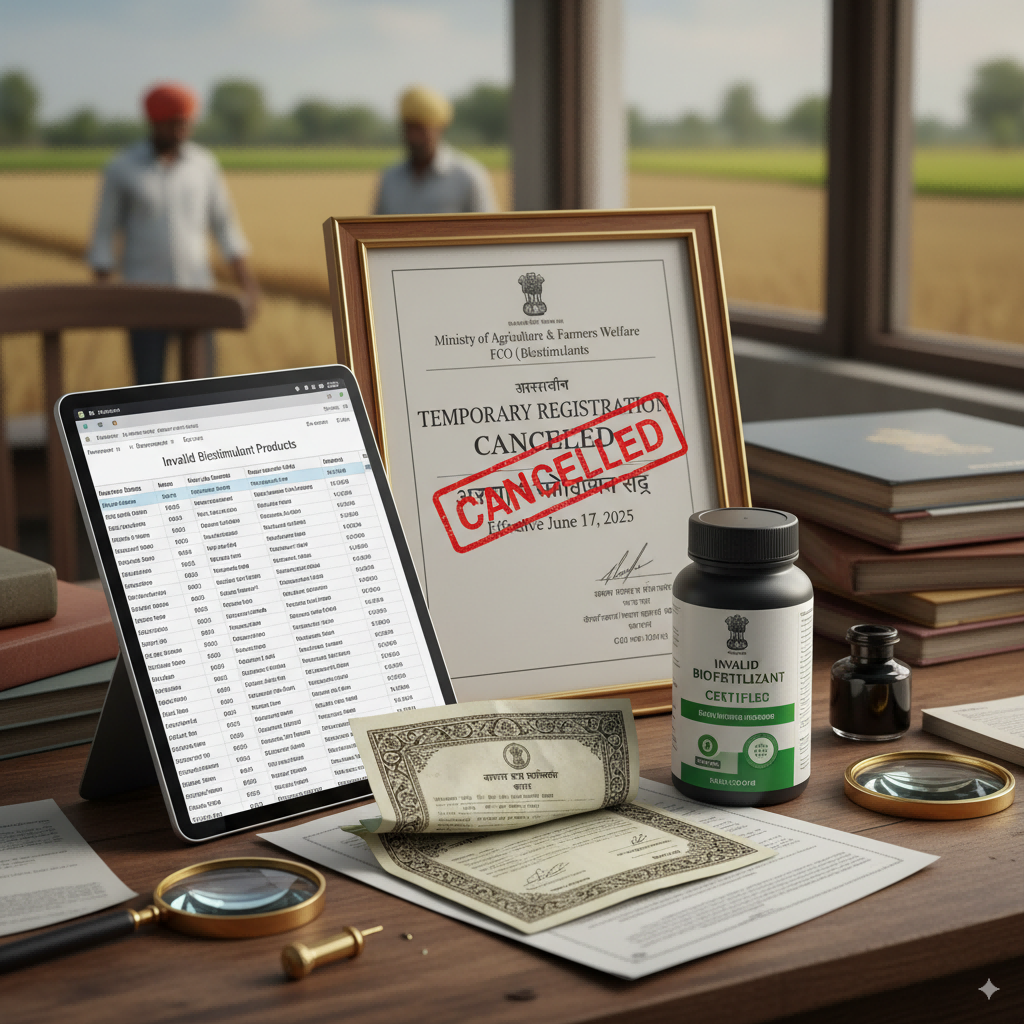 The Indian Biostimulant Market Undergoes a Regulatory Shake-Up: Over 8,000 Products' Temporary Registrations Expire, Reshaping the Industry Landscape
