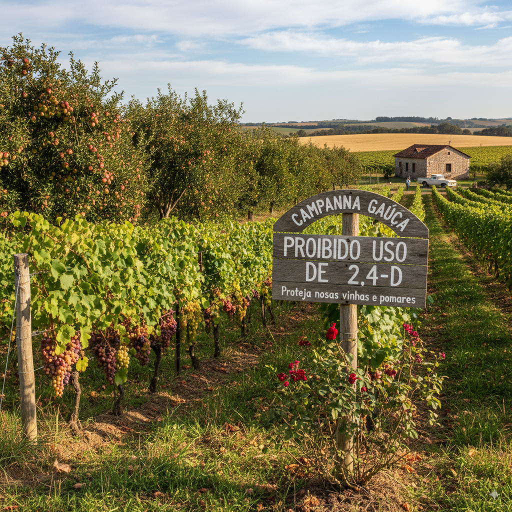 Brazil's Southern Wine and Apple Region Bans 2,4-D Herbicide: A Profound Reassessment of Agricultural Development Models