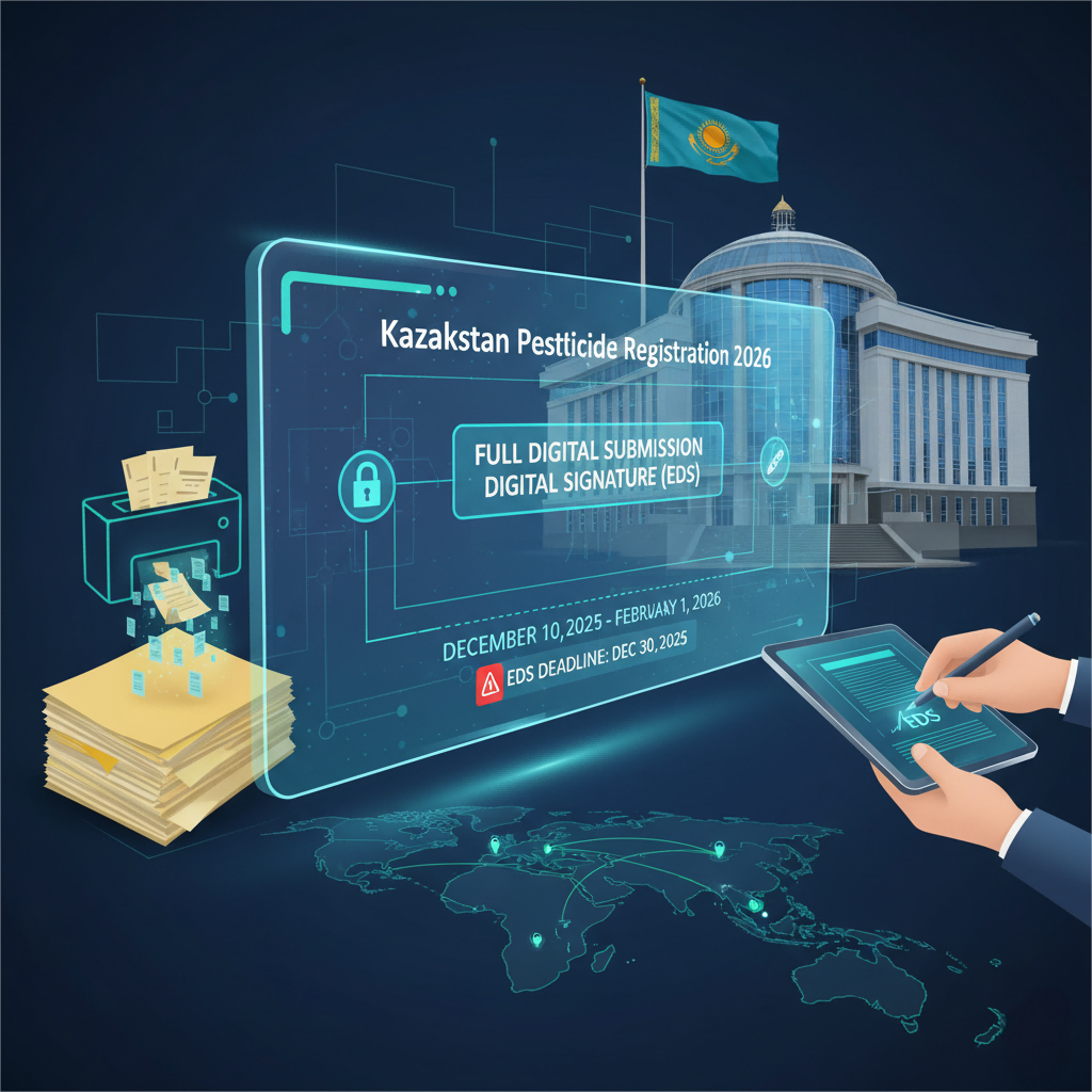 Kazakhstan's Pesticide Registration Process Undergoes Major Upgrade: Full Digitization and Digital Signatures Become "Hard Thresholds" from 2026
