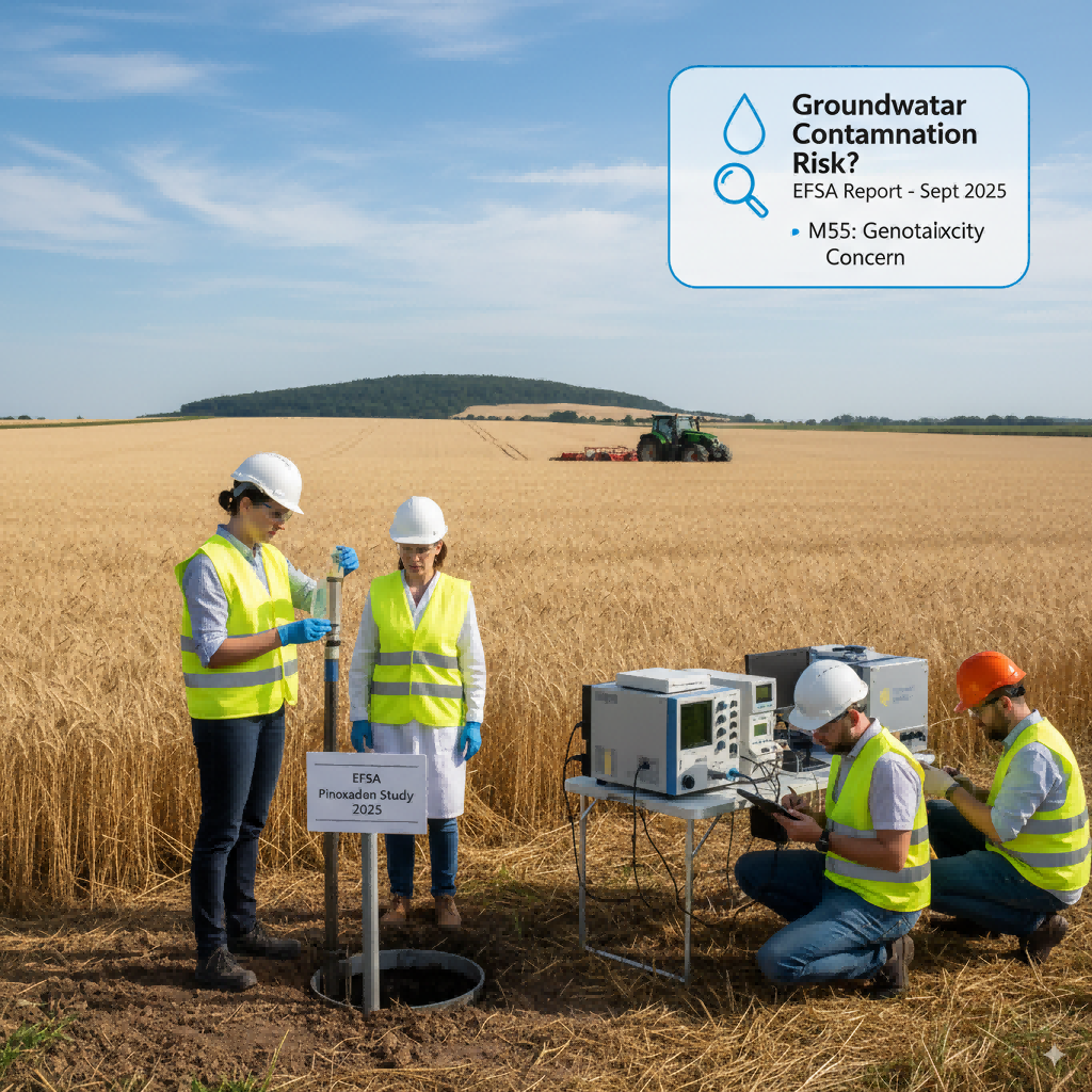 EU Releases Pinoxaden Risk Assessment: Deep Dive into Groundwater Impact and Metabolite Toxicity